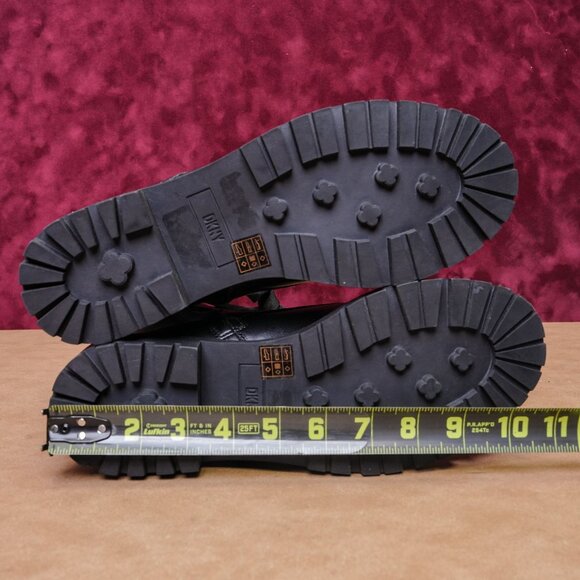 DKNY Women Romilly Vegan Leather Lace-up Zip Ankle Combat Boots sz 10 - Picture 7 of 9